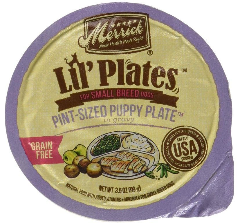 Merrick Lil Plates Grain Free Pint-Sized Puppy Plate image 0