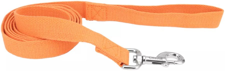 Coastal Pet New Earth Soy Dog Lead Pumpkin Orange image 0