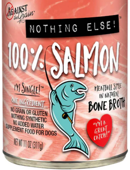 Evanger's Nothing Else- One Ingredient Salmon Canned Dog Food -11 Oz -Case of 12 image 0