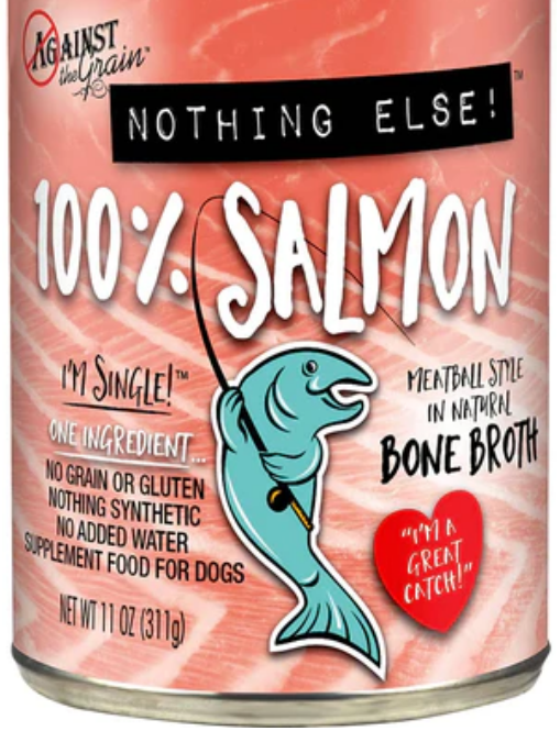 Evanger's Nothing Else- One Ingredient Salmon Canned Dog Food -11 Oz -Case of 12 image 0