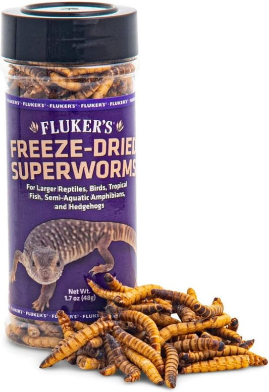 Flukers Freeze Dried Superworms for Reptiles image 0