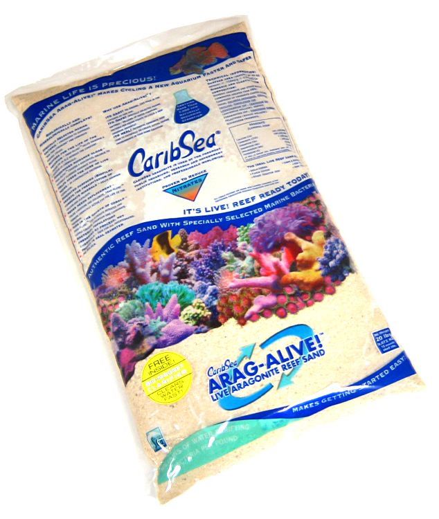 CaribSea Arag-Alive Live Aragonite Reef Sand - Fiji Pink image 0