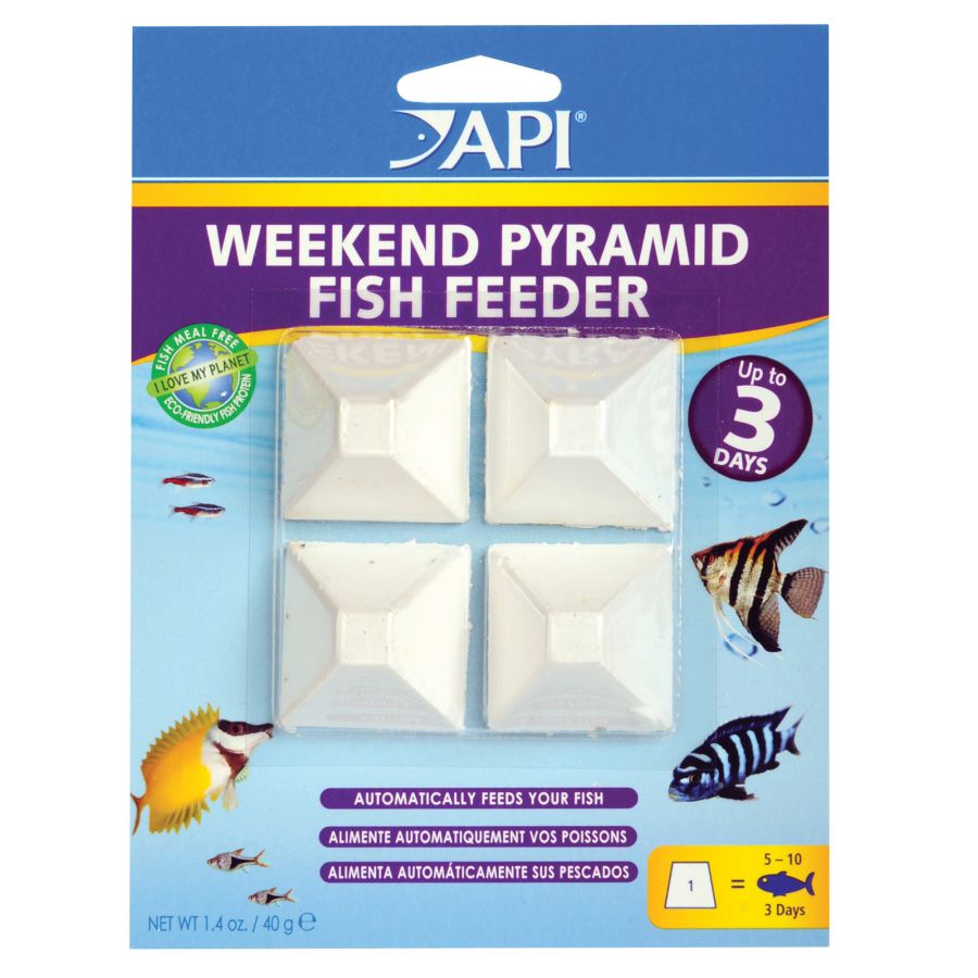 API 3-Day Pyramid Fish Feeder image 0