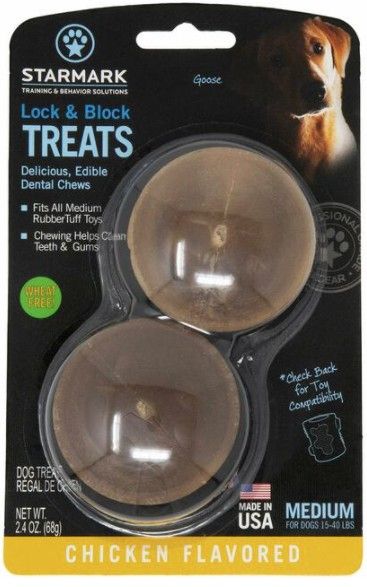 Starmark Lock and Block Treats Chicken Flavor Medium image 0