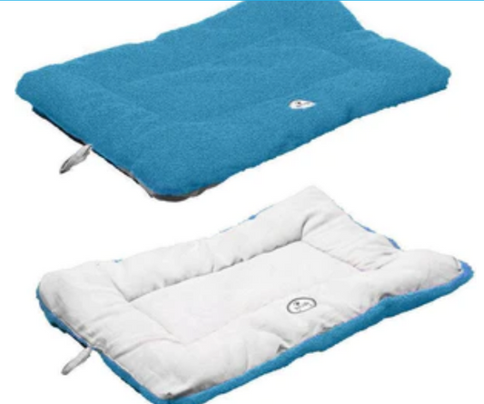 Pet Life ® 'Eco-Paw' Reversible Eco-Friendly Recycled Polyfill Designer Dog Bed image 0