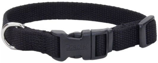 Coastal Pet New Earth Soy Adjustable Dog Collar Onyx Black image 0