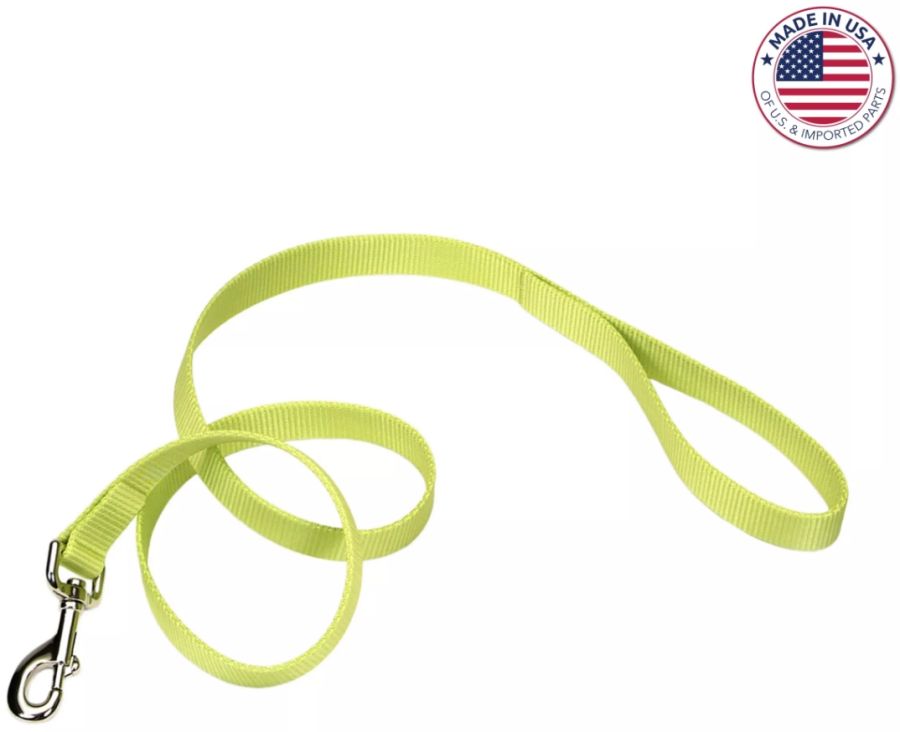 Coastal Pet Single-Ply Nylon Dog Leash Lime Green image 0