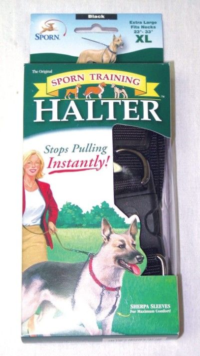 Sporn Original Training Halter for Dogs - Black image 0