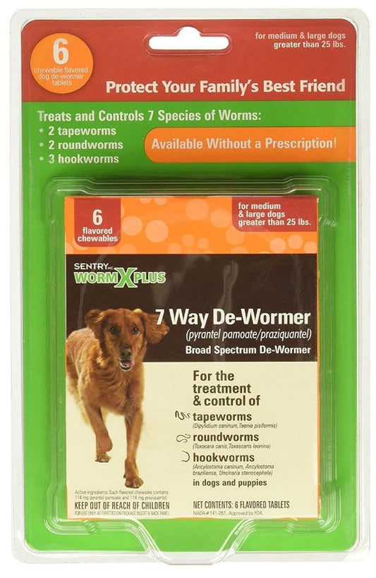 Sentry Worm X Plus - Large Dogs image 0