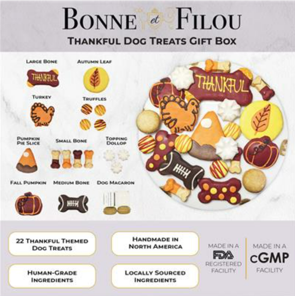 Thankful Themed Dog Treats Gift Box image 2
