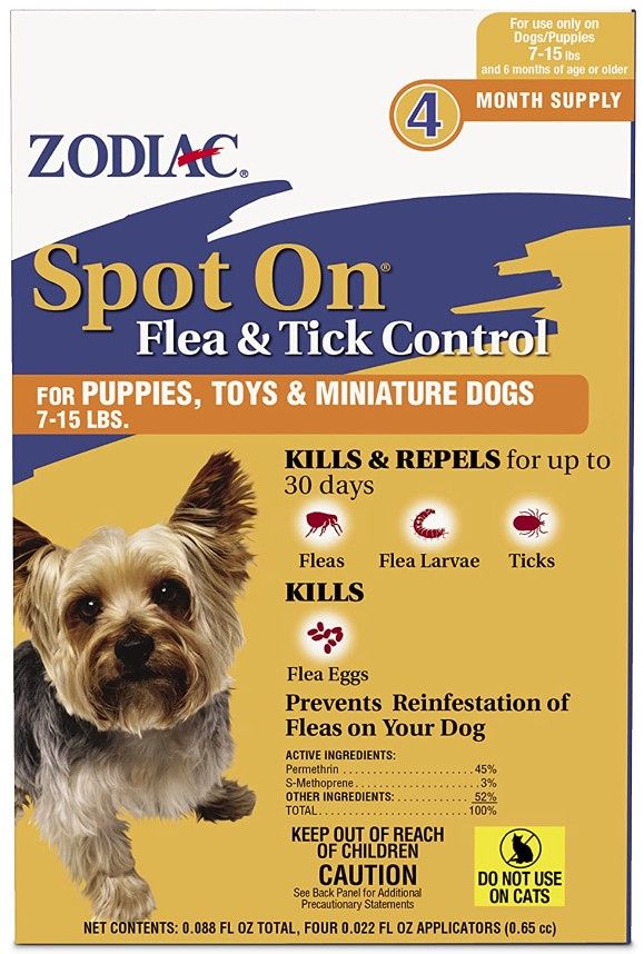 Zodiac Flea and Tick Control Drops image 0