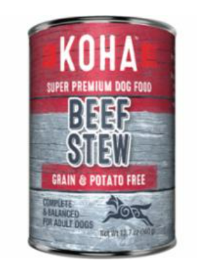 Koha Grain-Free Stew Beef Canned Dog Food - 12.7 Oz - Case of 12 image 0
