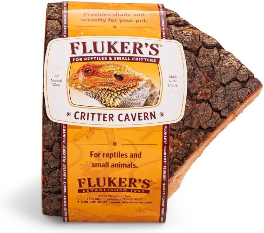 Flukers Critter Cavern Corner Half-Log Small image 0