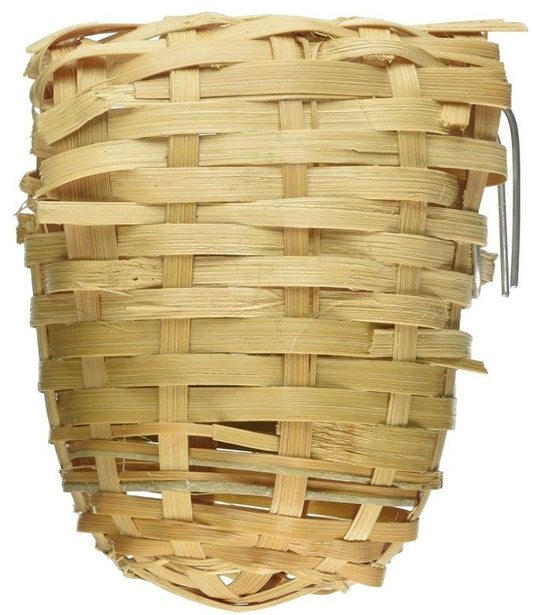 Prevue Finch All Natural Fiber Covered Bamboo Nest image 0