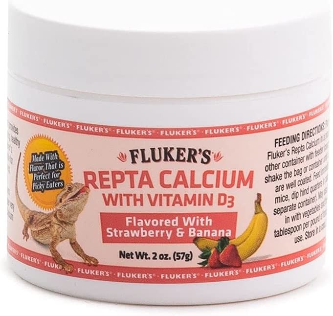 Flukers Strawberry Banana Flavored Repta Calcium image 0