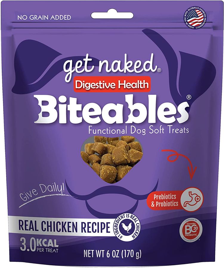 Get Naked Digestive Health Soft Dog Treats - Chicken Flavor image 0