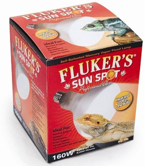 Flukers Sun Spot Bulb Mercury Vapor Bulb image 0
