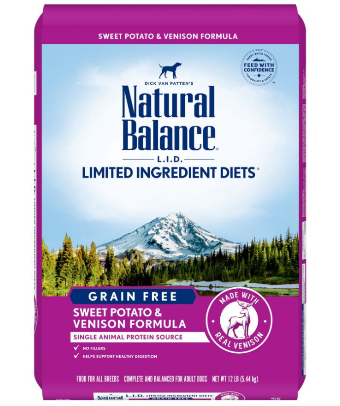 Natural Balance Pet Foods L.I.D. Sweet Potato and Venison Adult Dry Dog Food image 0