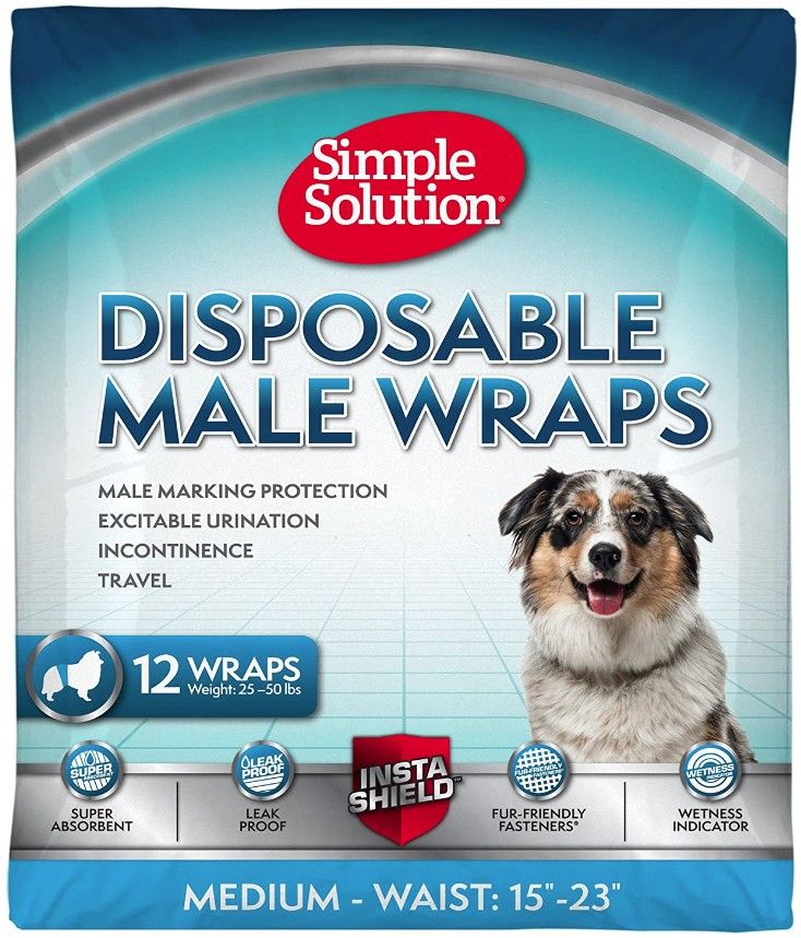 Simple Solution Disposable Male Wraps - Medium image 0