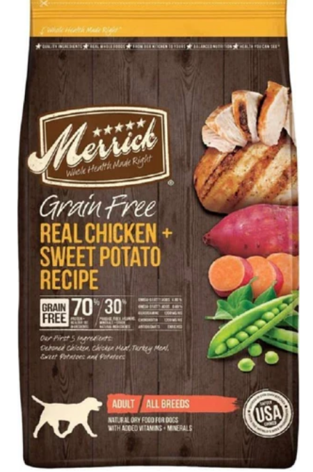 Merrick Grain-Free Dry Dog Food - Chicken & Sweet Potato image 0