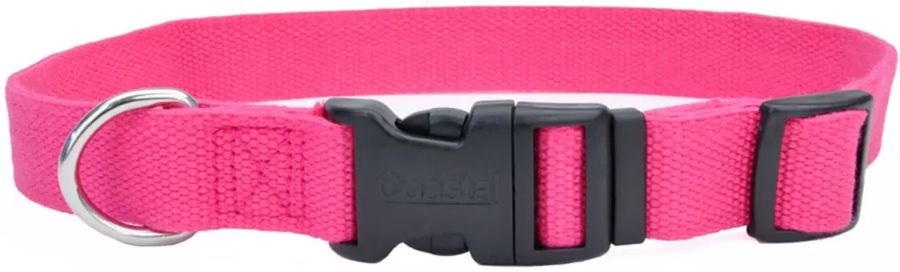 Coastal Pet New Earth Soy Adjustable Dog Collar Fuchsia image 0
