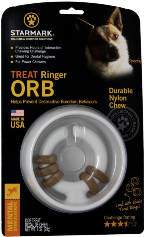 Starmark Orb Ringer Treat Toy image 0
