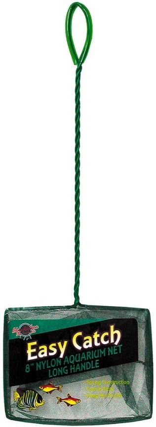 Blue Ribbon Pet Easy Catch Coarse Nylon Aquarium Net with Extra Long Handle image 0