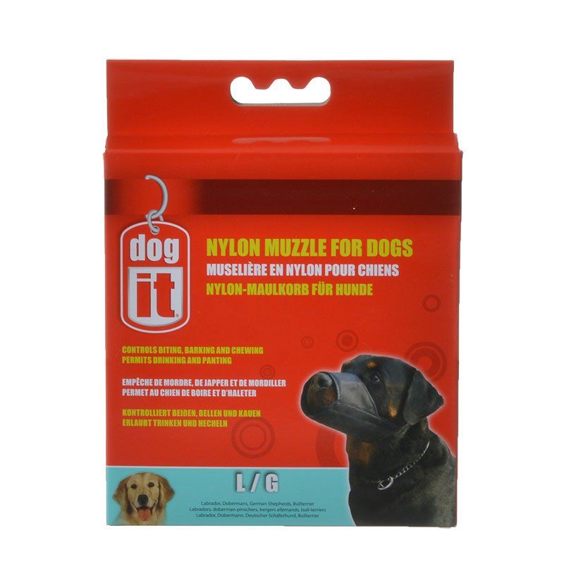 Dog It Nylon Muzzle for Dogs image 0