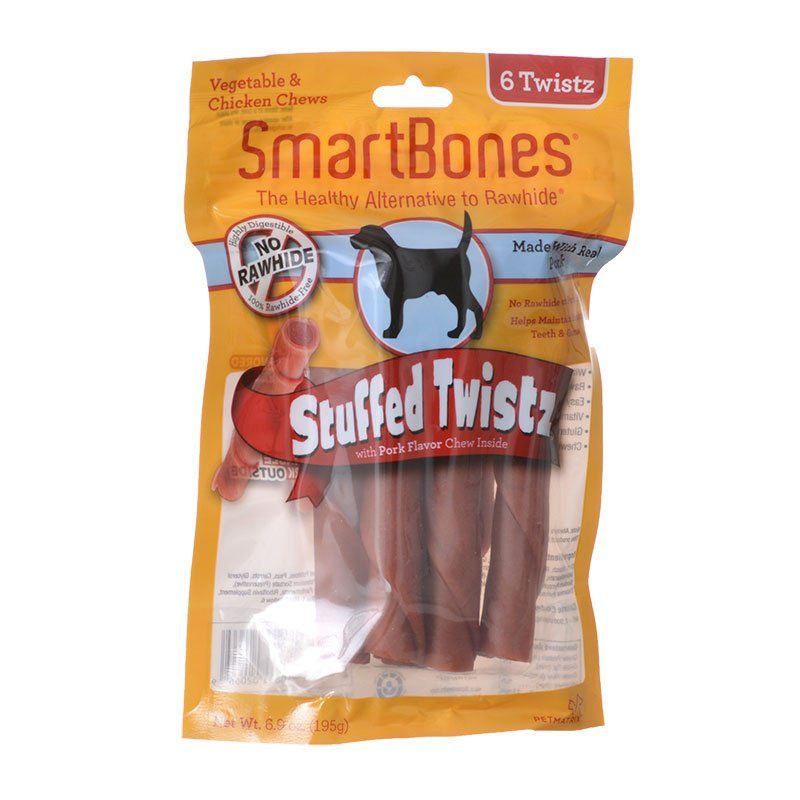 SmartBones Stuffed Twistz with Real Pork image 0