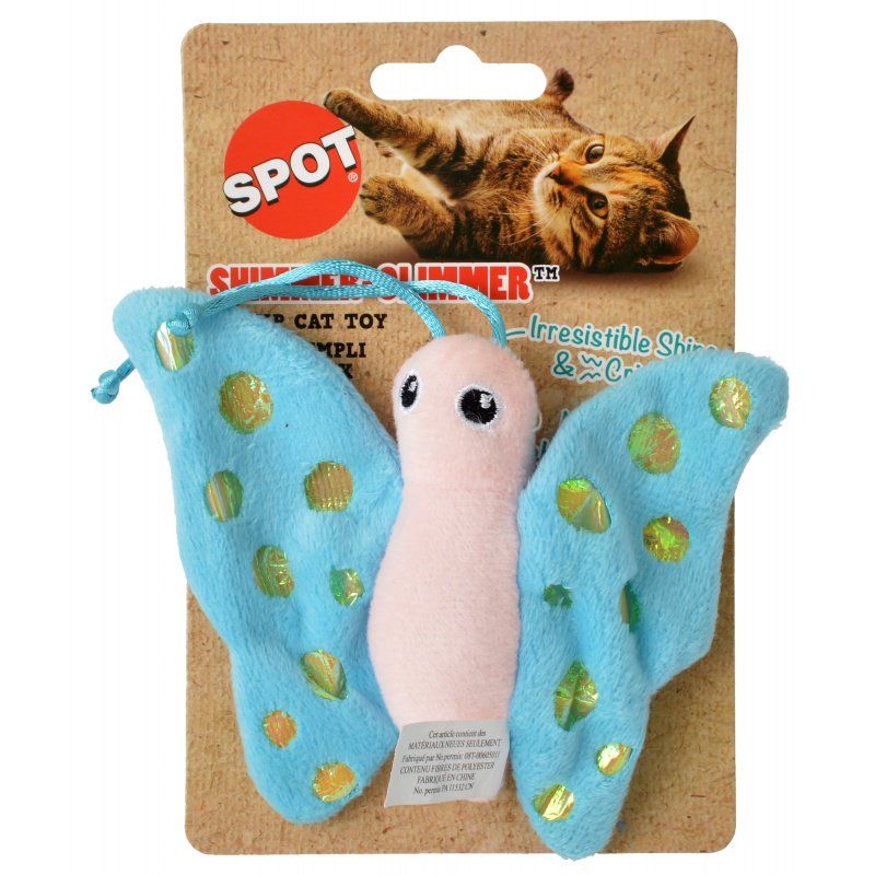 Spot Shimmer Glimmer Butterfly Catnip Toy - Assorted Colors image 0