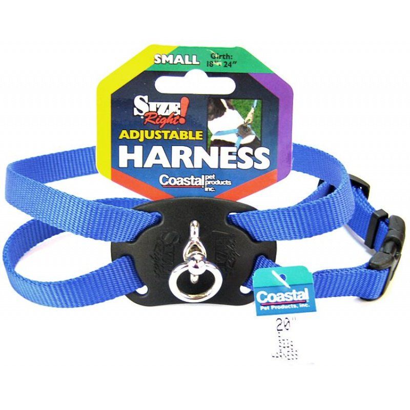 Coastal Pet Size Right Nylon Adjustable Harness Blue image 0