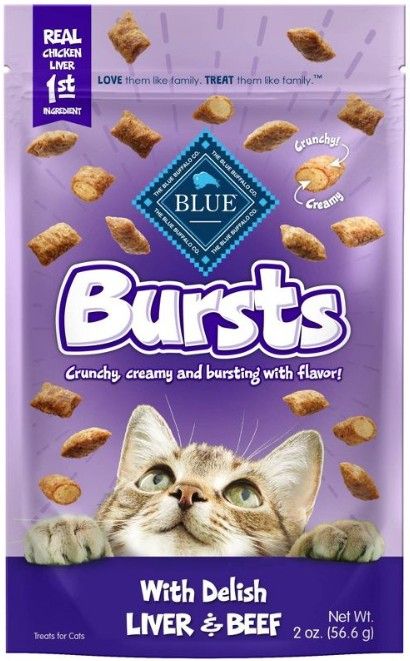 Blue Buffalo Bursts Cat Treats Delish Liver and Beef image 0