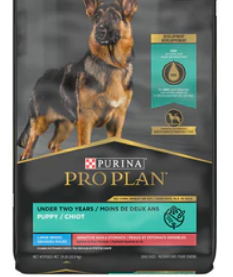 Purina Pro Plan Sensitive Skin & Stomach Salmon & Rice Large Breed Puppy image 0
