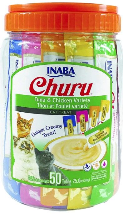 Inaba Churu Tuna and Chicken Variety Creamy Cat Treat image 0