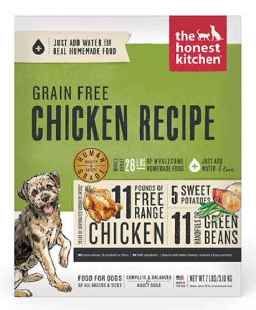 The Honest Kitchen Dog Grain-Free Chicken 7lbs. Box image 0