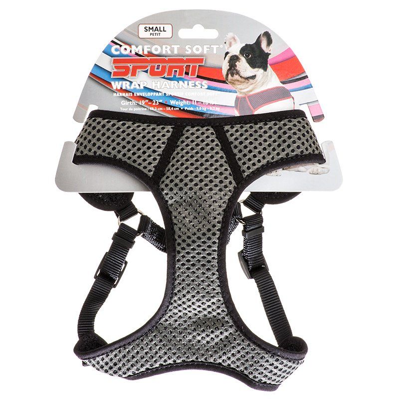 Coastal Pet Sport Wrap Adjustable Harness - Black image 0