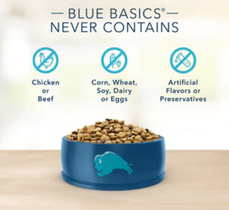 Blue Buffalo Basics Small Breed Adult Turkey & Potato Recipe Dry Dog Food 11 lbs image 1
