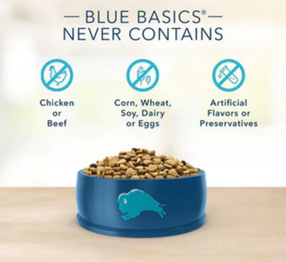 Blue Buffalo Basics Small Breed Adult Turkey & Potato Recipe Dry Dog Food 11 lbs image 1
