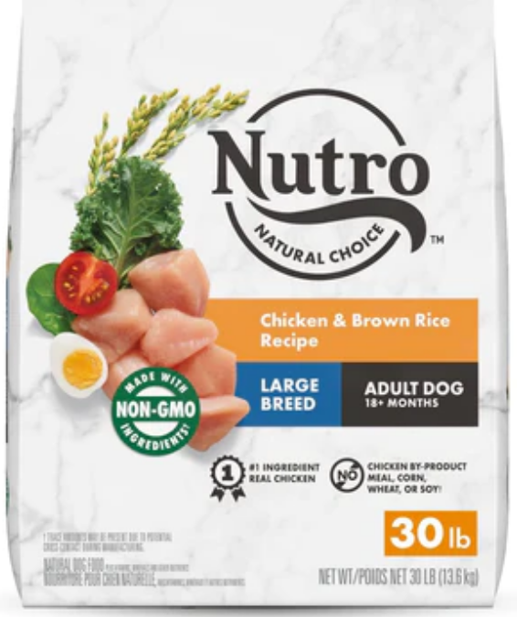 Nutro Natural Choice Large Breed Adult Chicken & Brown Rice Dry Dog Food image 0