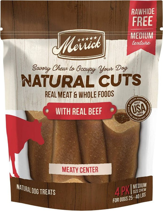 Merrick Natural Cut Beef Chew Treats Medium image 0