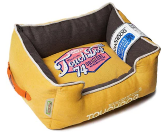 Touchdog ® 'Sporty Vintage' Original Reversible Rectangular Designer Lrg Dog Bed image 0