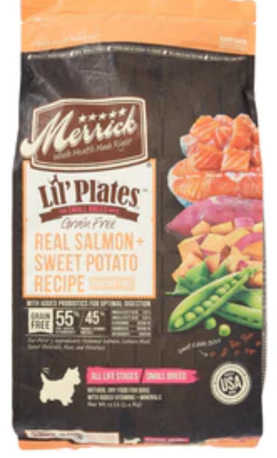 Merrick Lil' Plates Grain-Free Salmon & Sweet Potato Small Breed Dry Dog Food image 0
