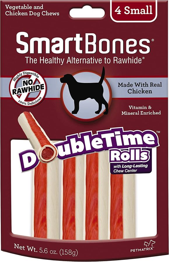 SmartBones DoubleTime Roll Chews for Dogs - Chicken image 0