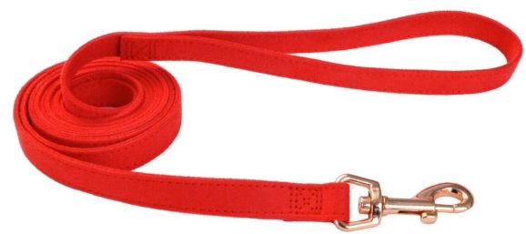 Coastal Pet Accent Microfiber Dog Leash Retro Red 6'L x 5/8"W image 0