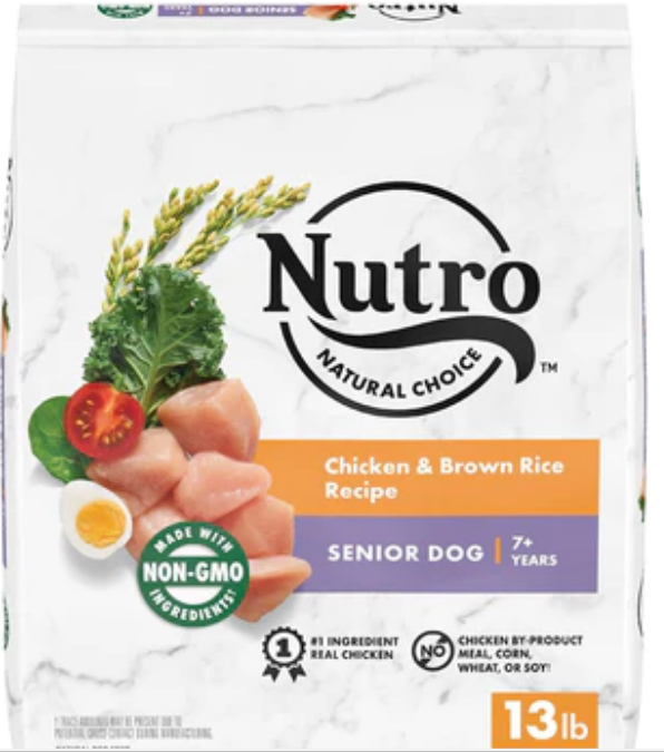 Nutro Natural Choice Senior Chicken & Brown Rice Dry Dog Food image 0