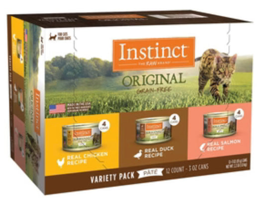 Instinct Grain-Free Recipe Variety Pack Canned Cat Food image 0