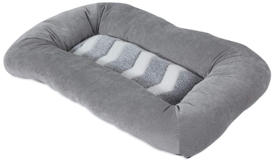 Precision Pet Snoozz ZigZag Mat Pet Bed Gray And White image 0