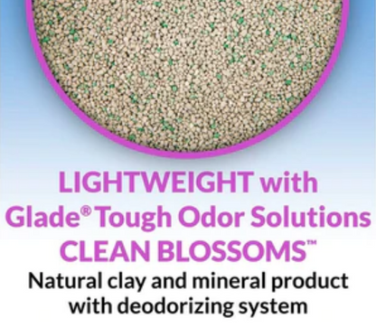 Tidy Cats Lightweight Blossom Scented Tough Odor Solution Litter 8.5lb - 2 Pack image 1