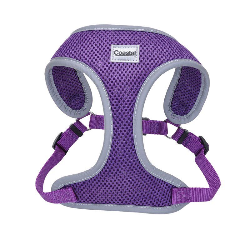 Coastal Pet Comfort Soft Reflective Wrap Adjustable Dog Harness - Purple image 0