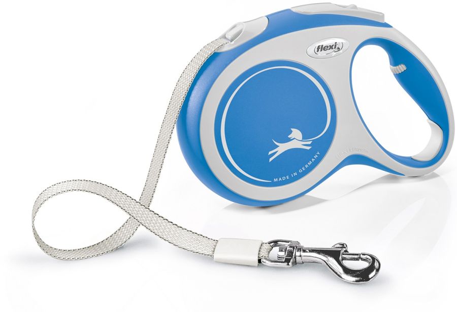 Flexi New Comfort Retractable Tape Leash - Blue image 0
